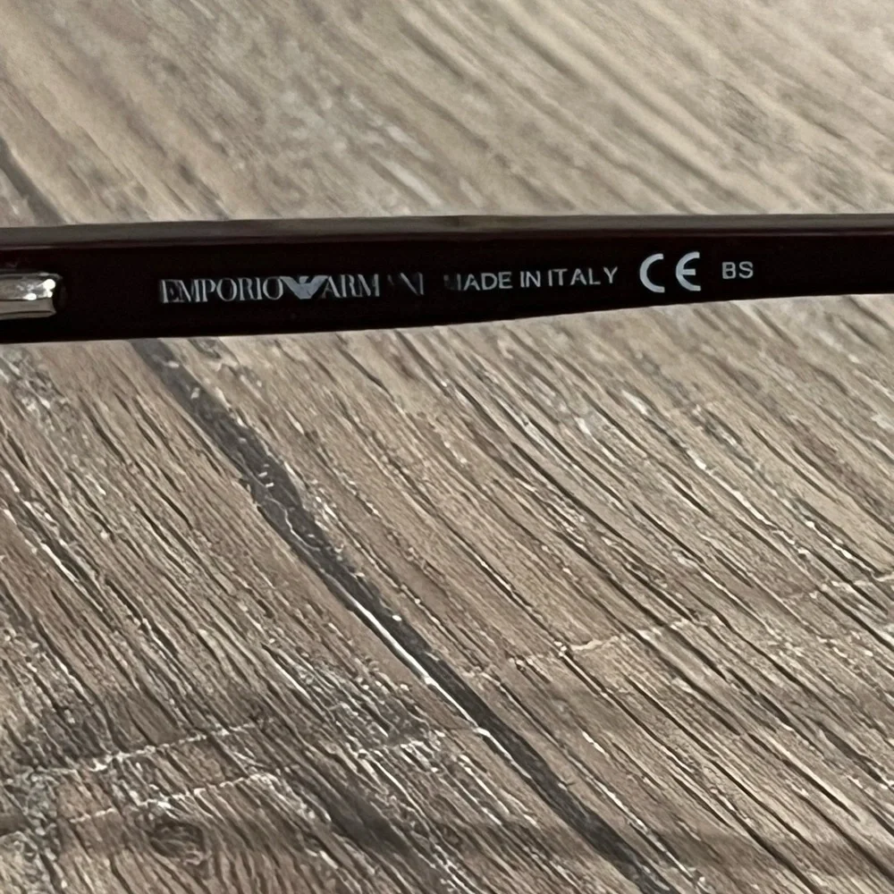 Emporio Armani Black Gradient Made in Italy Frames Glasses Lux Designer